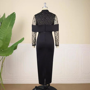 <span class=keywords><strong>C</strong></span>ủa phụ nữ <span class=keywords><strong>c</strong></span>ộng với kích thướ<span class=keywords><strong>c</strong></span> Bodycon Dresses cho mùa hè ren trang trí với dây kéo đượ<span class=keywords><strong>c</strong></span> sản xuất với vải worsted vòng eo tự nhiên - Product Image 6