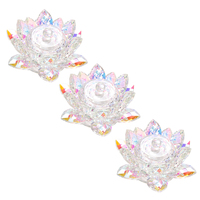Tianfuuui — liquide en acrylique, verre, fleur de Lotus scintillante, monomère ongles en cristal, stylo, plat pour le rangement de la poudre, avec couvercle