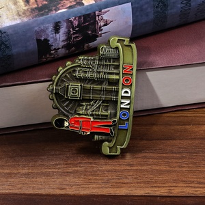 Londra Souvenir il paese del regno unito magnete in metallo magnete personalizzato in metallo magnete personalizzato in metallo - Product Image 5