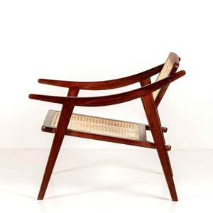 Silla de Comedor de Madera Maciza Hecha a Mano de Lujo con Diseño Rústico Contemporáneo para Comedores, Cafés, Restaurantes y Decoración de Interiores - Product Image 1