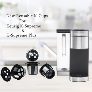 Kapsul Kopi K-Cup Warna Kustom yang Dapat Digunakan Kembali, Baja Tahan Karat 304, Pod Kopi untuk Mesin Keurig - Product Image 5