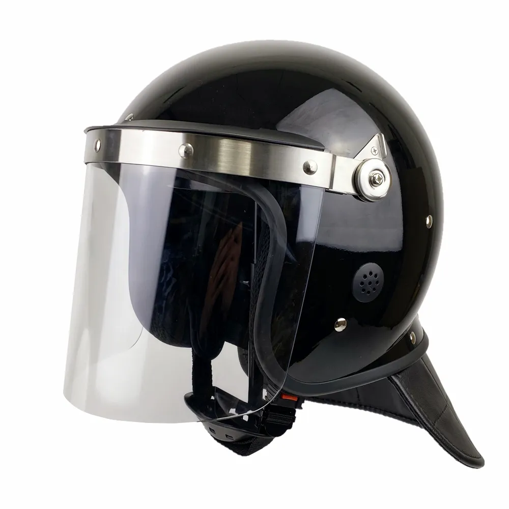 Doublesafe ABS tam maske yüz temel isyan dişli kask kolluk ekipmanları sert şapka koruyucu alman isyan kask