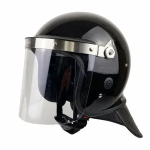 Doublesafe ABS helm wajah penuh, perlengkapan penegak hukum dengan pelindung terik matahari Jerman