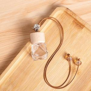 8ml Empty <strong>Refillable</strong> Clear Aromatherapy Fragrance Glass Hanging <strong>Car</strong> Air Freshener <strong>Diffuser</strong> Bottles - Product Image 5