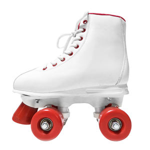 Patines De cuatro Ruedas profesionales Para hombre y mujer, calzado De alta calidad, color blanco, 4 Ruedas - Product Image 1