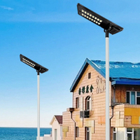 Lampu Jalan LED Tenaga Surya Terintegrasi untuk Proyek, Bertenaga AC, Aluminium Die Cast, IP65