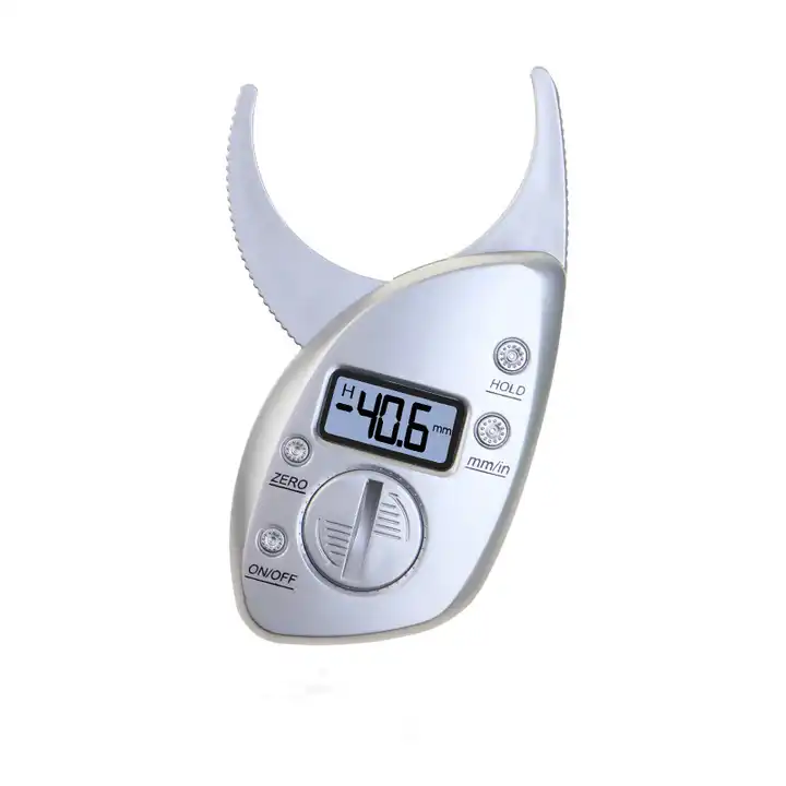 Digital Display LCD Body Fat Caliper Skin Fold Analyzer Measure