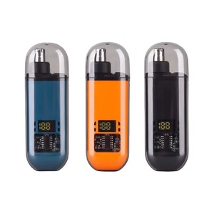 Recortador eléctrico portátil de pelo de nariz y <span class=keywords><strong>orejas</strong></span> para hombres, fuente de alimentación USB/batería para uso en casa, coche o garaje - Product Image 1