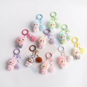 Nuovo Portachiavi a Forma di Bambino Carino di Tre Anni, Giocattolo in Peluche 3D Ecologico, Piccolo Regalo, Appendiborsa, Articoli all'Ingrosso - Product Image 1