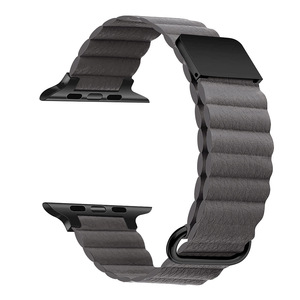 <span class=keywords><strong>Bracelet</strong></span> magnétique pour <span class=keywords><strong>Apple</strong></span> <span class=keywords><strong>Watch</strong></span> <span class=keywords><strong>Ultra</strong></span> 2, <span class=keywords><strong>bracelet</strong></span> en <span class=keywords><strong>cuir</strong></span> pour iWatch 8 7 6 5 4 3 2 1 SE 38 mm 40 mm 41 mm 42 mm - Product Image 5