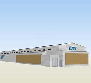 معدات عالية الجودة لمزرعة دواجن آلية لتربية الدجاج اللاحم، بناء قن دواجن جاهز - Product Image 1