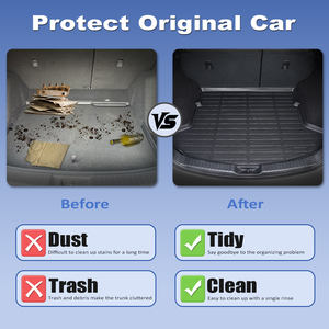 Tapete de Goma de Secado Rápido para Camping, Resistente y Estable, Accesorios para Automóviles, Tapete de Carga Antideslizante Ampliamente Utilizado para <span class=keywords><strong>Mazda</strong></span> <span class=keywords><strong>3</strong></span> Sedán 2014-2018 - Product Image 3