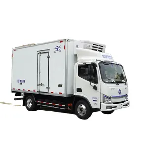 famous brand Dongfeng small box refrigerated frozen food transport truck for hot sale