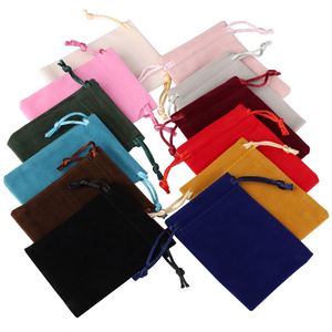 Pochette personnalisée recyclable avec votre logo, en velours de renne, écologique, de luxe, petite, mini, en calicot noir, avec cordon de serrage - Product Image 6