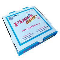 Boîtes à pizza en carton ondulé en gros, logo personnalisé imprimé, emballage pour pizza, Caja De Pizza