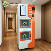 Machine de nettoyage de casques adaptée aux stations de ski pour maintenir l'hygiène des casques de protection sportifs