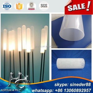 Tubo Acrílico Esmerilado Cuadrado Redondeado para Iluminación - Product Image 2