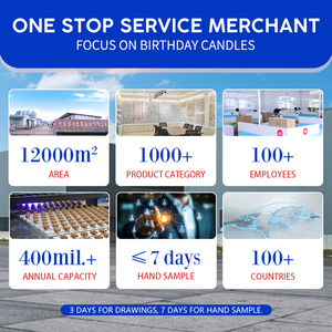 سعر المصنع زينة حفلات طباعة عيد ميلاد سعيد شموع أعياد الميلاد بألوان الماكرون للكيك - Product Image 5