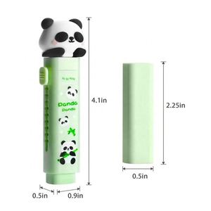Gommes à effacer en forme de panda mignon kawaii, rechargeables, fournitures scolaires pour les fêtes et les cadeaux - Product Image 3