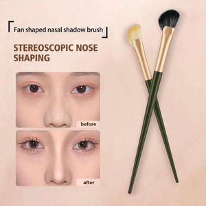 Set di 5 <span class=keywords><strong>Pennelli</strong></span> <span class=keywords><strong>per</strong></span> Trucco Viso a Mezza Ventaglio <span class=keywords><strong>in</strong></span> Setole Sintetiche <span class=keywords><strong>per</strong></span> Contorno, Blush, Correttore Angolato, Occhi e Naso - Product Image 3