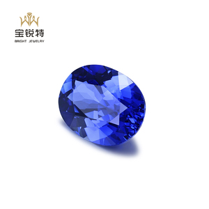 Lỏng đá quý sampphire ưa thích hình dạng phòng thí nghiệm phát triển đá quý sapphire xanh Aquamarine Stones - Product Image 5