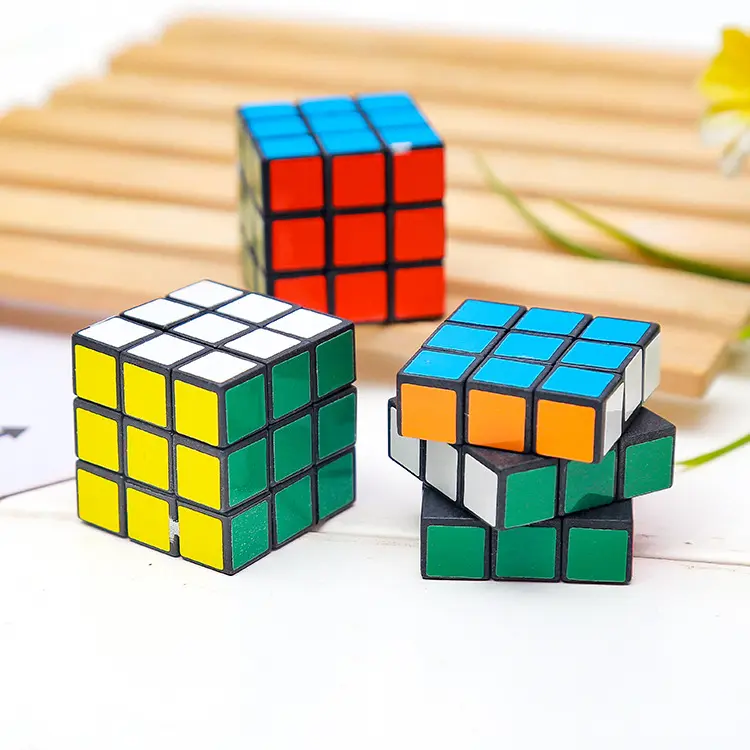 Mainan Puzzle Kubus Ajaib, Mainan Pendidikan Anak-anak Dewasa 3.0 Mini 3X3X3Cm