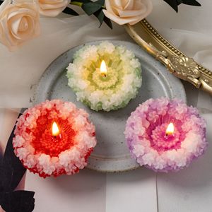 Vela aromática floral vintage hecha a mano con forma de flor para decoración del hogar, regalo de boda - Product Image 4