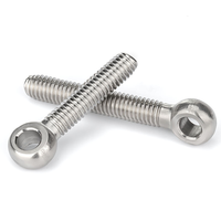 Boulons à œillet en acier inoxydable 304/316, zingués, à tête ronde, pour levage