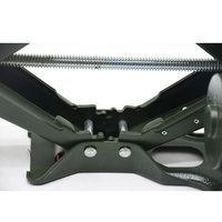 12V DC 3Ton automobile électrique Jack outils de levage avec clé à chocs sans fil télécommande ciseaux Jack vert