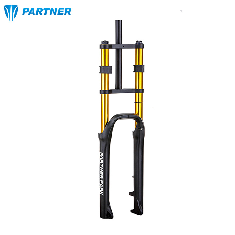 26インチファットバイク ダブルクラウンフォーク DH/FR/AM用 160mm