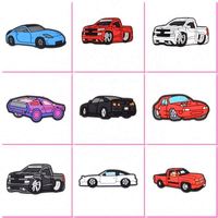 Petites bouteilles de voiture de camionnettes personnalisées sabots de chaussures breloques de décoration arc-en-ciel sabots cadeaux de Noël pour les enfants