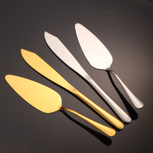 Ensemble de couteaux à gâteau en acier inoxydable, 3 pièces, lame polie, bord droit, pour couper gâteaux, pizzas et pains - Product Image 1
