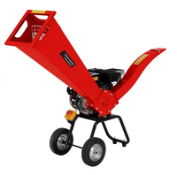 Broyeur de branches de jardin Ducar 212cc, mini broyeur de bois, capacité 60 mm pour branches fraîches