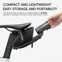 ROCKBROS Mini Pompe Électrique Portable pour Pneus, Gonfleur Numérique 150 psi Automatique sans Fil pour Moto, Vélo et Voiture avec Powerbank
