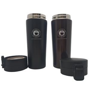 <span class=keywords><strong>Gourde</strong></span> d'eau isotherme en acier inoxydable 304 à double paroi de 500 ml avec poignée, personnalisable avec logo, pour le sport et la gym - Product Image 5