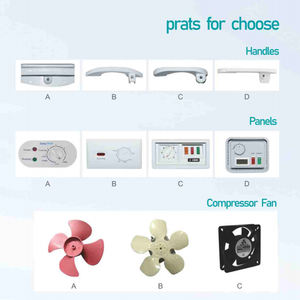 מפעל סיטונאי מקררים מסחריים מקררים מסחריים דלת חד דלת יחידה קופאים - Product Image 5