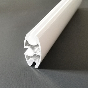 Rail de rideau en alliage d'aluminium sur mesure, 6 mètres, blanc, commande manuelle, pour stores et pare-soleil - Product Image 1