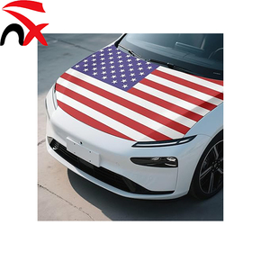 Funda Elástica para Coche con Bandera Americana de Alta Calidad, 120*160cm, para Cubrir el Capó del Motor, para Partidos de Fútbol 2026, Venta al Por Mayor - Product Image 4