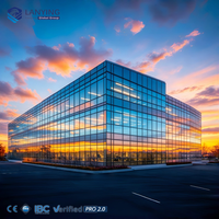 Oficina Modular Prefabricada de Metal, Estructura de Acero de Alta Resistencia con Sección en H, Certificación CE, Aislamiento Acústico y Térmico