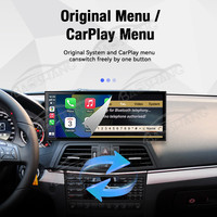 Radio Estéreo para Auto BaoShang de 15.8 Pulgadas con Sistema Linux y Navegación para Mercedes Benz Clase E Coupé W212 2009-2011 4.0, Carplay Inalámbrico y Android