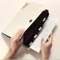 Organisateur de fichiers extensible personnalisé avec 13 pochettes pochette à documents portable dossiers en accordéon sac à documents en PP rangement de bureau