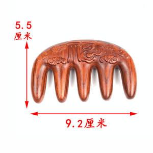Vente populaire diverses formes en bois peigne d'acupression masseur de cuir chevelu soulagement quotidien des maux de tête peignes d'économie de cheveux - Product Image 2