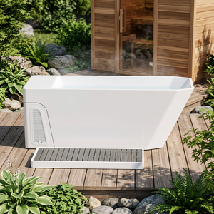 Bañera de Inmersión Fría Todo en Uno Ambohr con Enfriador de 1HP, Funciones de Calefacción y Refrigeración, Material de Fibra de Vidrio, Diseño Portátil, Capacidad de +60 Galones - Product Image 2