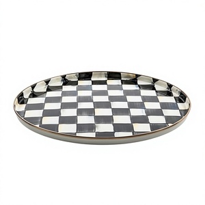 Bandeja Decorativa Multifuncional Hecha a Mano con Diseño Tradicional de Mármol Calacatta Viola, para Bodas, Ramadán y Decoración del Hogar - Product Image 2