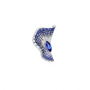 FUAMAY Elegant S925 <b>Sterling</b> <b>Silver</b> Heart CZ Chain Tassel Drop <b>Earrings</b> Gold/<b>Silver</b> Dual-Tone Long <b>Dangle</b> Women Party - Product Image 3