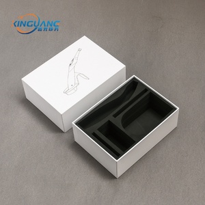 High Quality Lid and Base White Cardboard Gift Paper <b>Boxes</b> With EVA Insert for Lipstick/Perfume/Cosmetic Packaging - Product Image 1