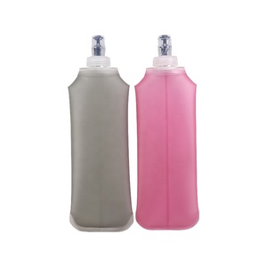 Mini thể thao thân thiện với môi trường 500ml màu vàng ráp chai nước ngoài trời bóp TPU uống tàu mềm flaks - Product Image 5