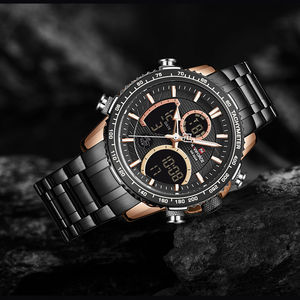 Offre Spéciale NAVIFORCE 9182 montres hommes poignet Double affichage chronographe montre décontracté affaires montres à Quartz Reloj Hombre - Product Image 4