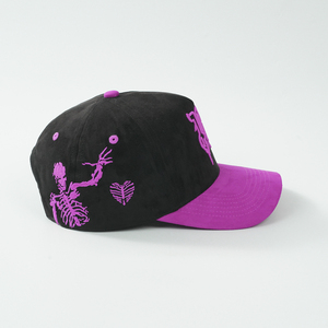 Cappellini da Baseball Personalizzati in Cotone Scamosciato con Logo Ricamato, Materiale Riciclato, Visiera Curva, Pannello Frontale Strutturato, 5 Pannelli, Stile Sportivo - Product Image 5