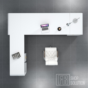 Professionnel de <span class=keywords><strong>Bureau</strong></span> En Forme De <span class=keywords><strong>L</strong></span> <span class=keywords><strong>Bureau</strong></span> Table Classique Meubles Commerciaux D'approvisionnement D'usine - Product Image 4
